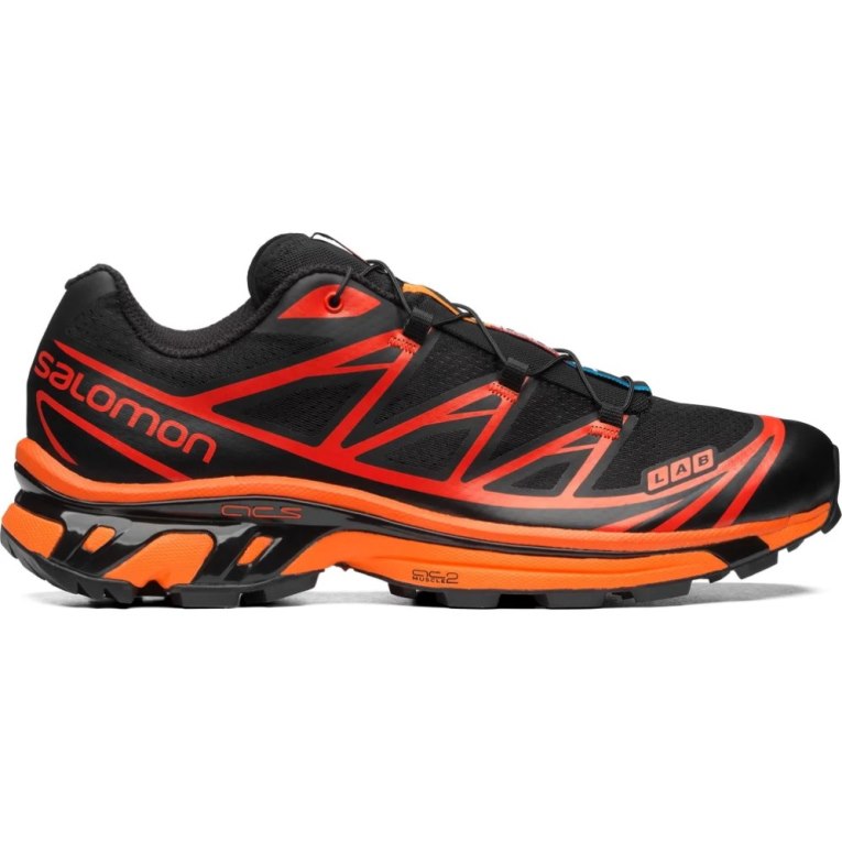 Tenis Salomon Xt-6 Mujer Negros Naranjas | MX CIHU726